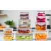 Lexi Home Plastic Containers with Snap Lock Lids (Set of 12) - image 4 of 4