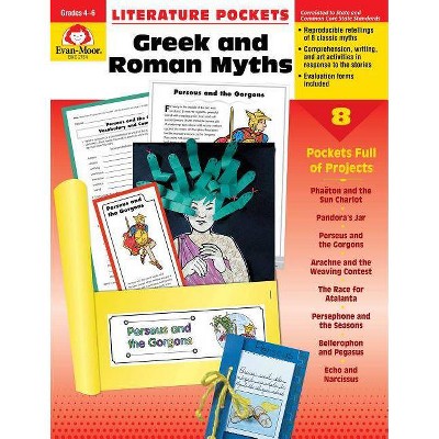 Greek & Roman Myths - (Literature Pockets) by  Evan-Moor Educational Publishers (Paperback)