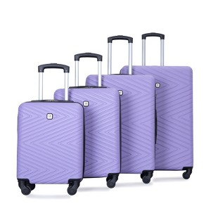 Kumasinova 4 Pcs ABS Luggage Set,Airline-Approved Spinner Suitcases with TSA Lock,Lightweight Carry-On&Chekced Luggage,16/20/24/28" - 1 of 4