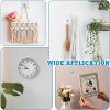 LunaLulinlk 20 Pcs Self Adhesive Wall Hooks No Drill Hooks for Hanging, No-Trace Sticker Frame Hangers without Nails Heavy Duty Adhesive Wall Hooks - 4 of 4