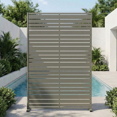 PexFix 72in.Hx47in.W Alternating Wide Narrow Horizontal Louvered
