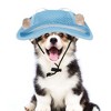 Unique Bargains Small Dog Cat Sun Hat with Ear Holes for Summer Outdoor Sports - 3 of 4