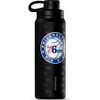 NBA Officially Licensed Philadelphia 76ers 26 oz Stainless Steel Double Wall Insulated Water Bottle with Chug Lid and Handle - 3 of 4
