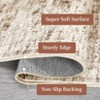 Washable Area Rug -Vintage Distressed Gray Rug for Bedroom, Living Room, Dining Room, Classroom - Soft, Non-Shedding, Stain Resistant Carpet - 4 of 4