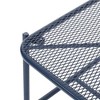 Modern Mesh Outdoor End Table, Rectangle Powder-Coated Metal Patio End Table for Outside Use, Patio Side Table -Christopher Knight Home - 2 of 4