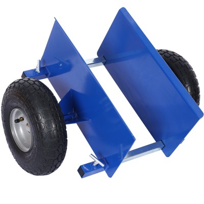 Heavy Duty Panel Dolly – 600LB Capacity All-Terrain Moving Cart with 10” Pneumatic Wheels & Auto-Clamp – Adjustable Grip