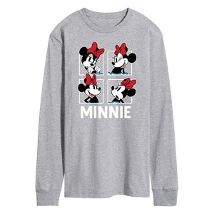 Men's - Disney - Minnie Mouse Animation Grid Long Sleeve Graphic T-Shirt - 1 of 4