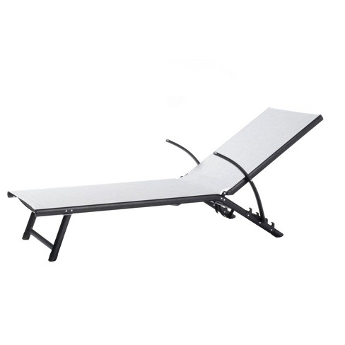 2pc Oceanview Aluminum Stackable Foldable Chaise Lounge With Adjustable Back Alfresco Home Target