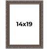 PosterPalooza | Ornate Black Picture Frame - UV Acrylic, Foam Board Backing, Hanging Hardware - 2 of 4