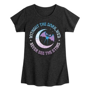Girls' - Pokémon - Zubat Stars Fitted Short Sleeve Graphic T-Shirt - 1 of 4