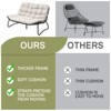 Crestlive Products Outdoor Loveseat 2 Seater , All-Weather Boho Rattan Outdoor Couch with Soft Cushion for Balcony, Poolside, Backyard, Porch - 4 of 4