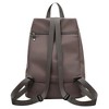Anna-Kaci Women's Lightweight Multi-Compartment Backpack with Front Zip Pockets and Bottom Storage Compartment for Daily Organization - Khaki - 3 of 4