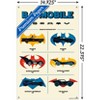 Trends International DC Comics Batman: 85th Anniversary - The Batmobiles Logos Unframed Wall Poster Prints - 3 of 4