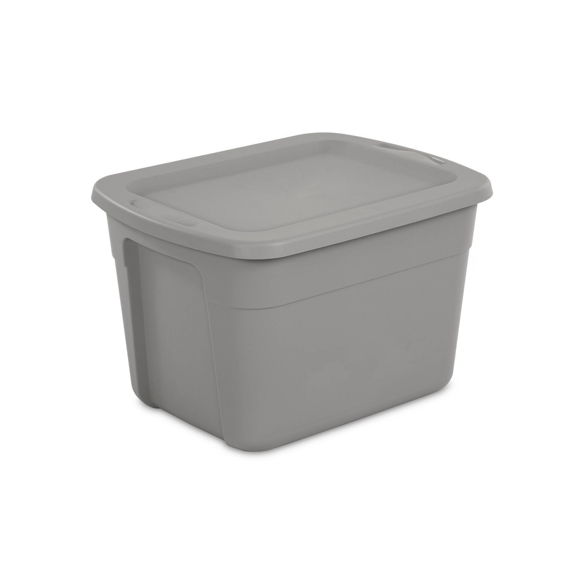 18gal Non-Latching Storage Tote Gray - Brightroom™