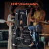 VEVOR Electric Guitar Hard Case, 41.34 in Gourd-Shaped Guitar Hard Case, PVC Padding Soft Lining Water-Resistant Hard Shell Guitar Case, Black - 3 of 4
