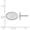 Black Bow Jewelry 14k White Gold Georgia Bulldogs NCAA Post Earrings - 2 of 3