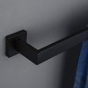 Apex Vanguards 24-Inch Black Bathroom Towel Rack - 2 of 3