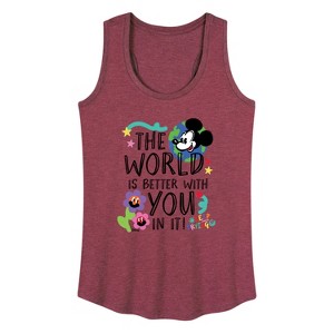 Women's - Disney - Mickey Mouse Graphic Racerback Tank - 1 of 4