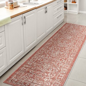 JONATHAN Y Malta Bohemian Medallion Textured Weave Indoor/Outdoor Area Rug - 1 of 4