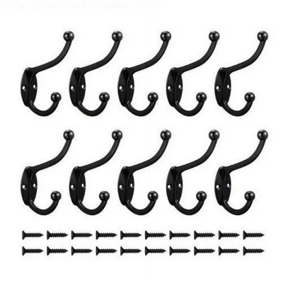 LunaLulinlk Nail Free Hooks Wall Mounted Clothes Hanger & Towel & Coat & Robe Hook Decorative Bathroom Hooks