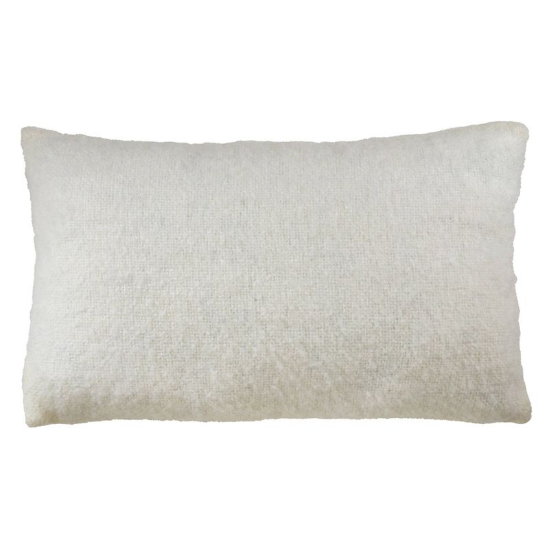 Faux Mohair Throw Pillow Cover - Saro Lifestyle, 3 of 5