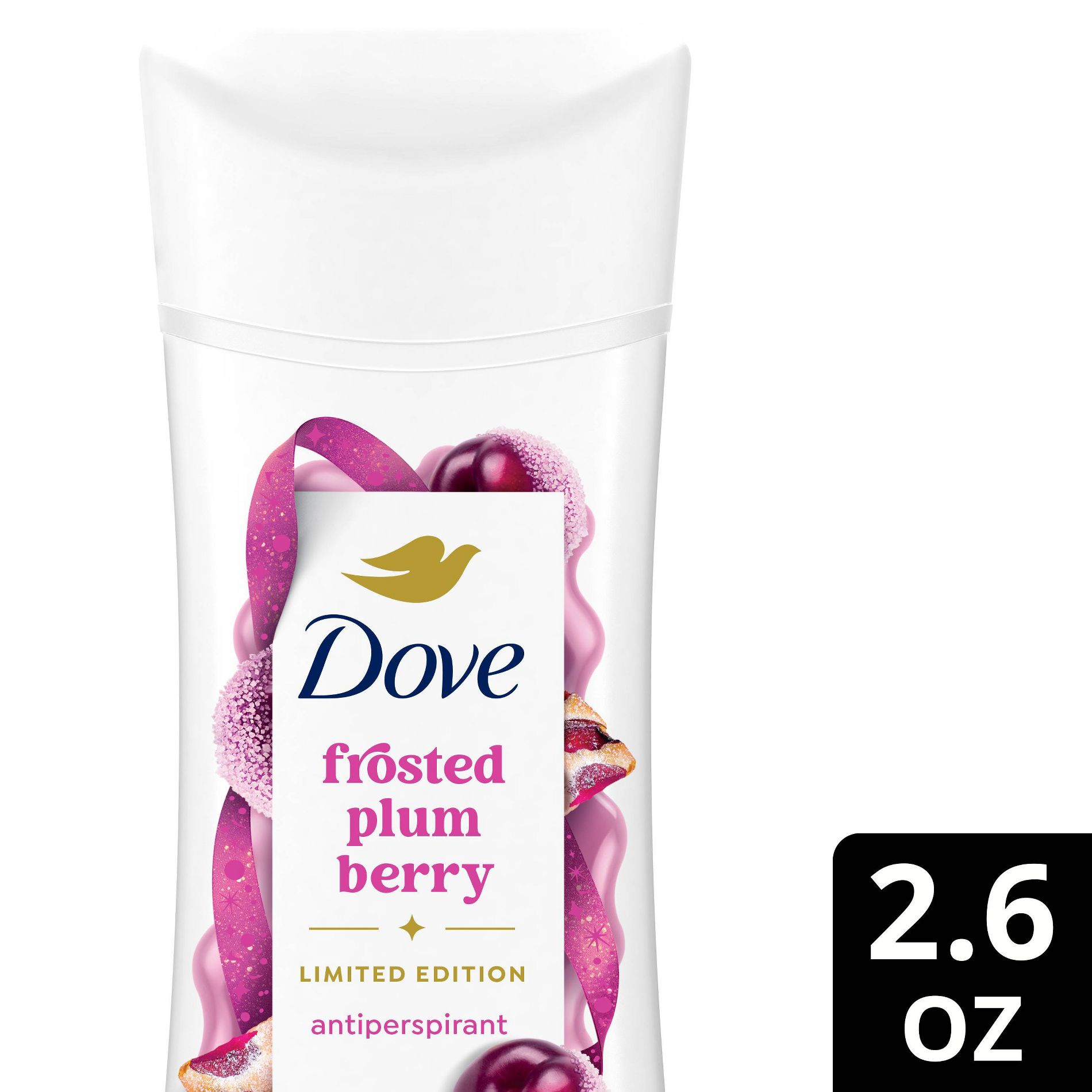 Dove Beauty Advanced Care Limited Edition Holiday Treat Antiperspirant and Deodorant - Frosted Plum Berry - 2.6oz