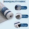 Washable Rug for Living Room,Non-Slip Area Rugs for Bedroom,Low-Pile Distressed Carpet,Indoor Foldable Print Floor Mats for Dining Room Kitchen - 3 of 4
