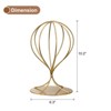 Unique Bargains Tabletop Iron Metal Hat Display Stand 2 Pcs - 2 of 4