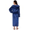 PAVILIA Fleece Robe For Women, Plush Warm Bathrobe, Fluffy Soft Spa Long Lightweight Fuzzy Cozy, Satin Trim - 2 of 4