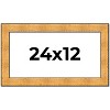 PosterPalooza | Panoramic Embellished Gold Picture Frame - UV Acrylic, Foam Board Backing, Hanging Hardware - 2 of 4