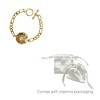 Adornia 14k Gold Plated Mother of Pearl Disc Toggle Bracelet - 2 of 2