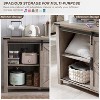 SinCiDo Farmhouse 60"Dressing Table with Sliding Barn Door and 4 Drawers,Drawer Cabinet Living Room,Bedroom,Coffee Bar - 4 of 4