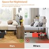 Bed Frame with Storage Headboard and 2 Drawers, Linen Upholstered Platform Bed Frame with Charging Station No Box Spring Needed - 4 of 4