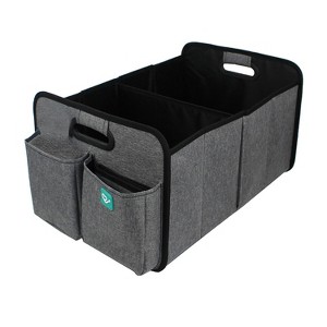 Joybi Gray and Black Deluxe Car Seat Organizer Kit, Multi-Compartment Storage Box for Vehicles - 1 of 4