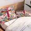 Deny Designs Standard Burcu Korkmazyurek Summer Botanical Monogram Pillow Shams - 2 of 3