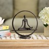 Danya B Yoga Meditation Circle Cast Iron Sculpture - 2 of 4