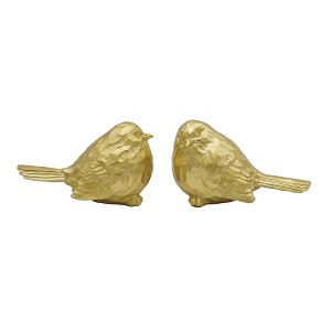 Transpac Resin Gold Bird Set of 2 Home Decorations Spring - 1 of 1