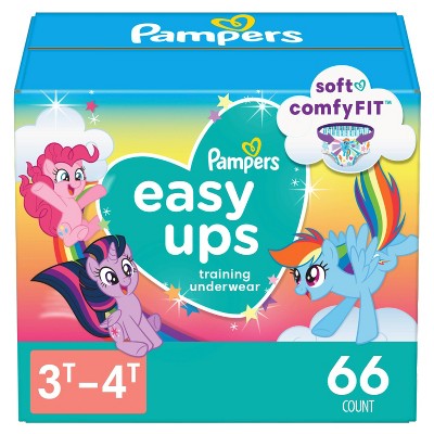 Pampers Easy Ups Girls' Disposable Training Pants - 3T-4T - 66ct