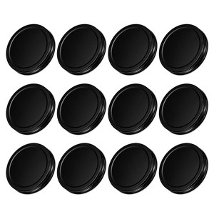 Unique Bargains Leak Proof Regular Mouth Tin Plate Mason Jar Lids 42 Pcs - 1 of 4
