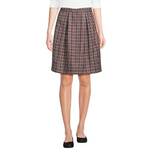 Lands' End School Uniform Women's Plaid Skort Top of Knee - 1 of 4