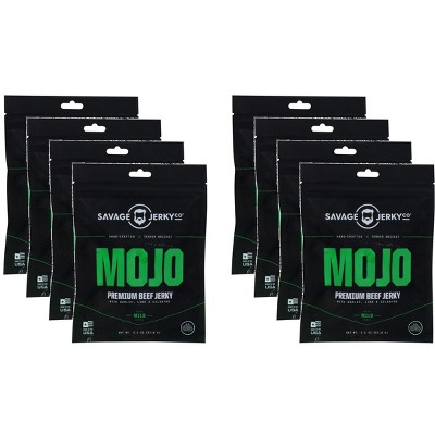 Savage Jerky Co Mojo Lime and Garlic - Case of 8 - 2.2oz