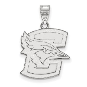 Black Bow Jewelry 10k White Gold Creighton Bluejays NCAA Large Pendant - 1 of 3