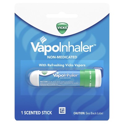 Vicks VapoInhaler, Portable Nasal Inhaler, Non-Medicated, Menthol Scent, 1 Stick