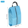 Unique Bargains Waterproof Outdoor Travel Portable Shoes Bags with Zipper 4 Pcs - 2 of 4