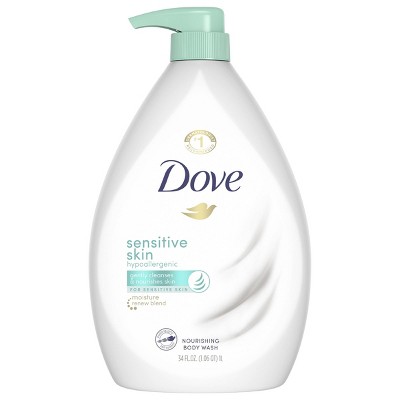 Dove Sensitive Skin Hypoallergenic and Sulfate-Free Body Wash - 34 fl oz