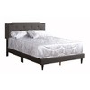 Queen Size Platform Bed with Upholstered Headboard for Bedroom - 3 of 4