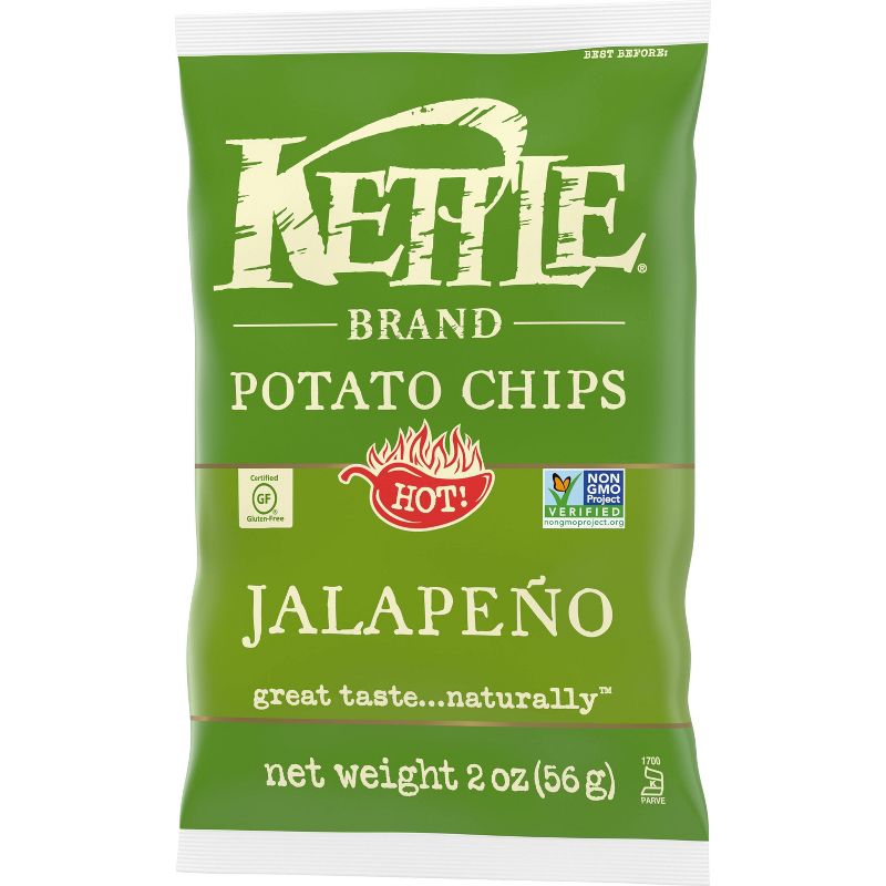 Kettle Brand Potato Chips Jalapeno Kettle Chips Snack - 2oz, 5 of 6
