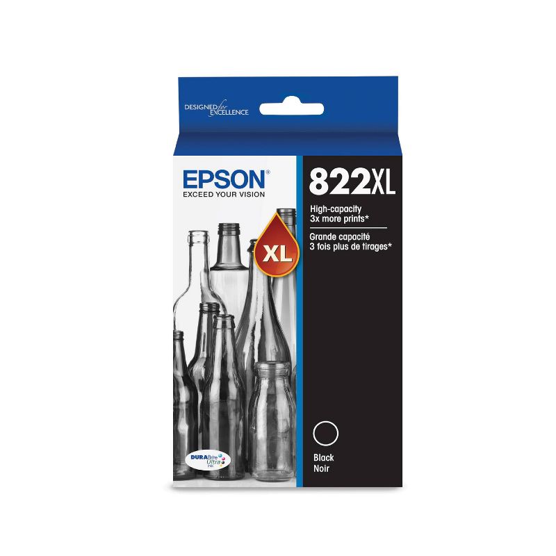 Epson 822XL Single Ink Cartridge - Black (T822XL120-CP), 1 of 8