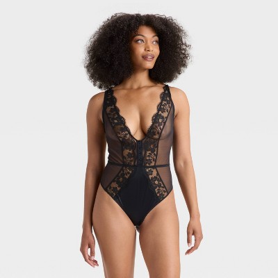 Women's Lingerie Bodysuit - Auden™ Black