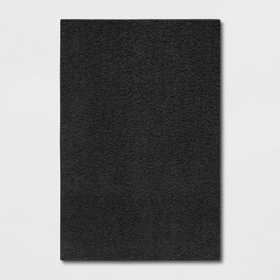 4'x6' Shag Rug Black - Room Essentials™